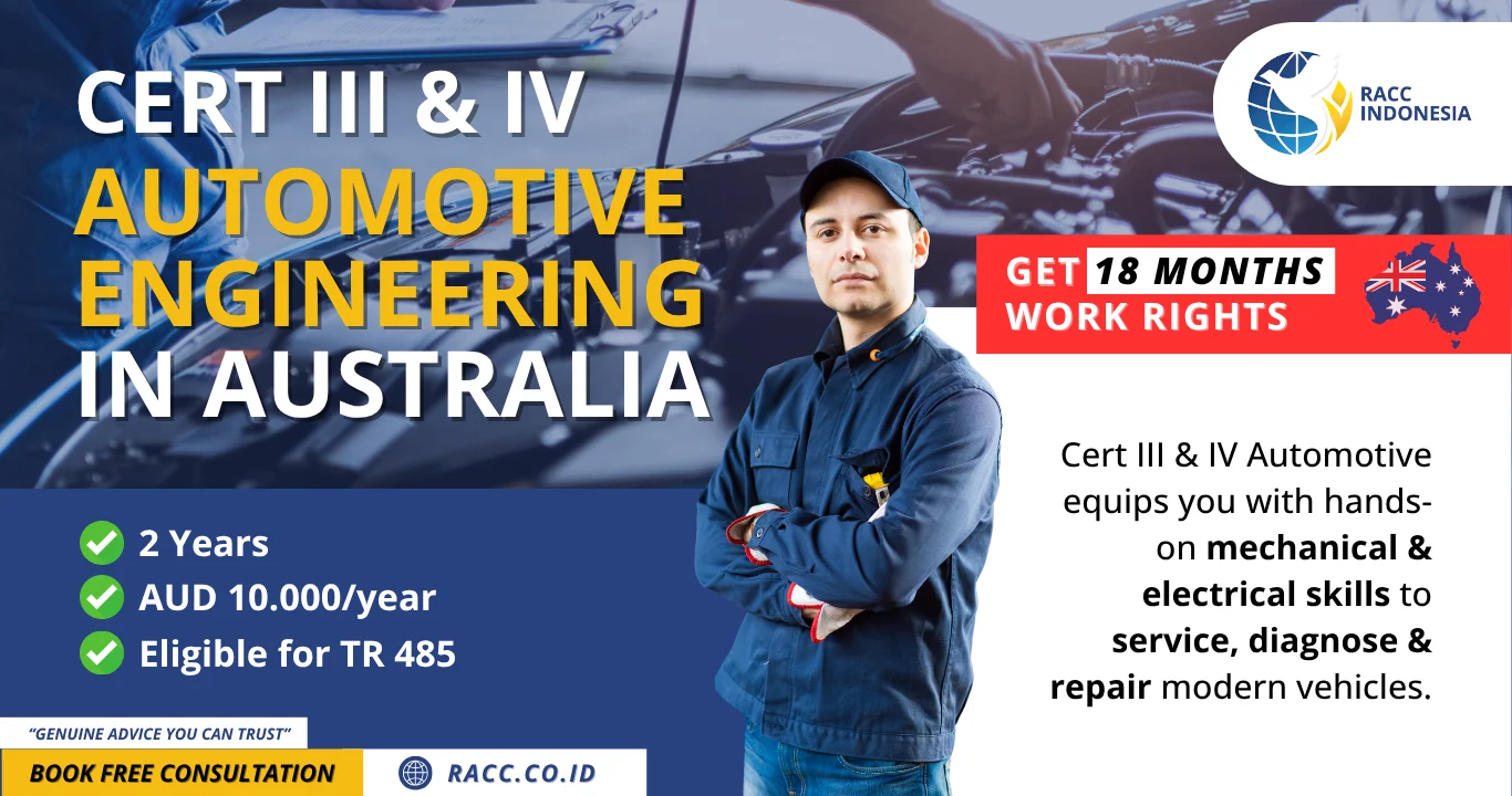 Cert III & IV Automotive Engineering in Australia