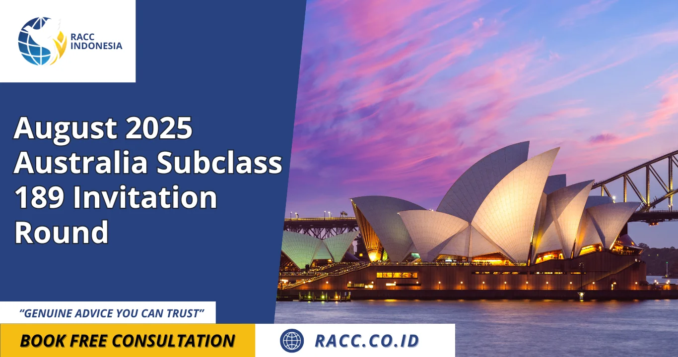 August 2025 Australia Subclass 189 Invitation Round