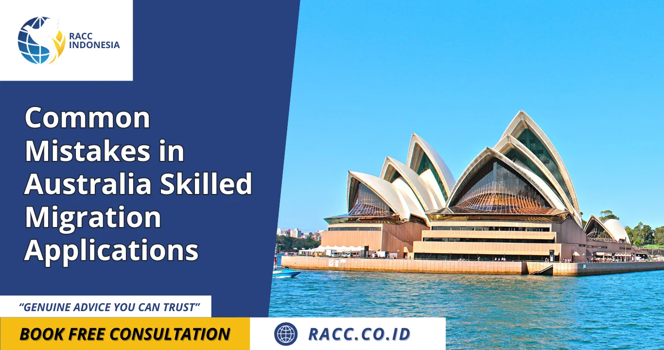 Common Mistakes in Australia Skilled Migration Applications