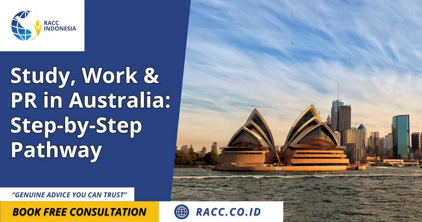 Study, Work & PR in Australia Step-by-Step Pathway