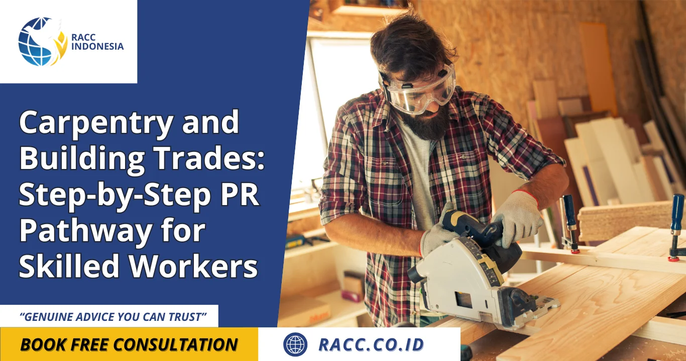 Carpentry and Building Trades Step-by-Step PR Pathway for Skilled Workers
