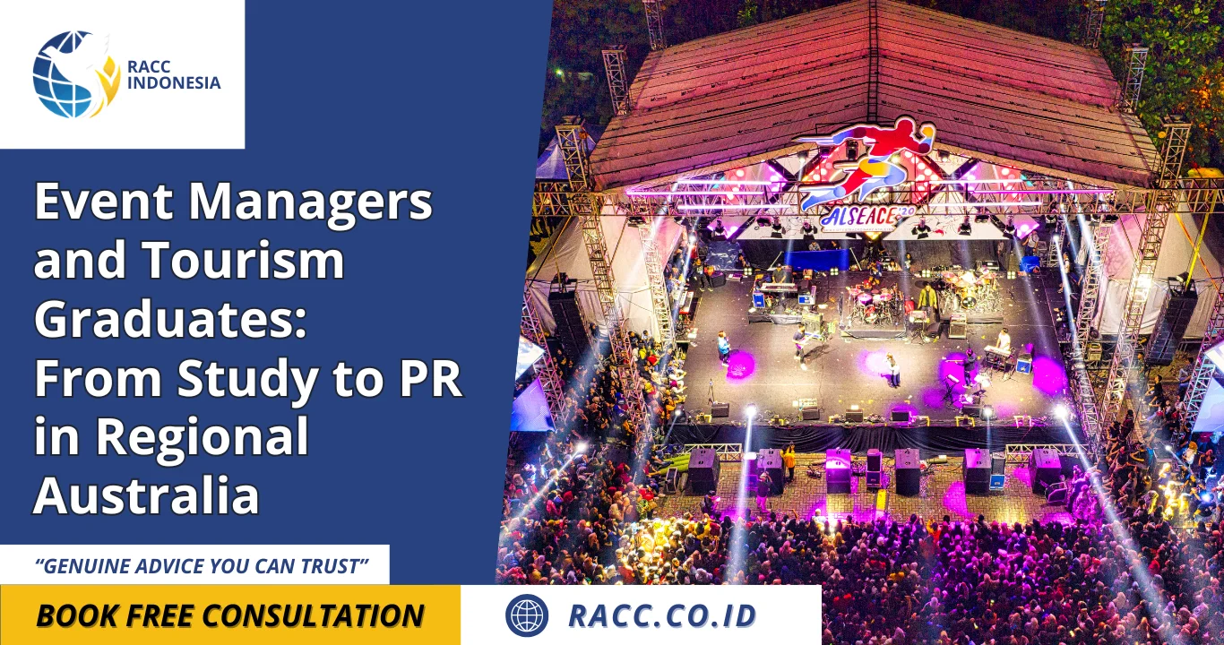Event Managers and Tourism Graduates From Study to PR in Regional Australia
