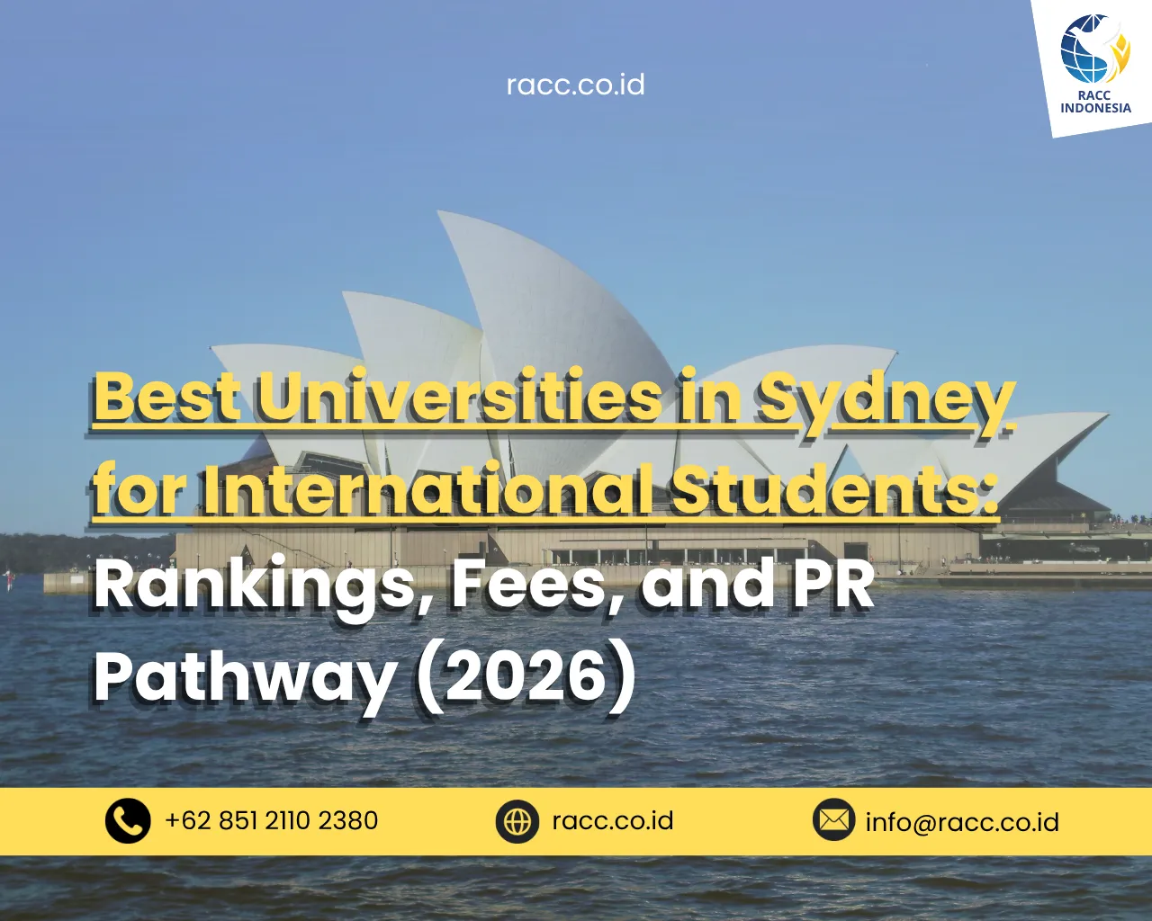 Best Universities in Sydney for International Students Rankings, Fees, and PR Pathway (2026)