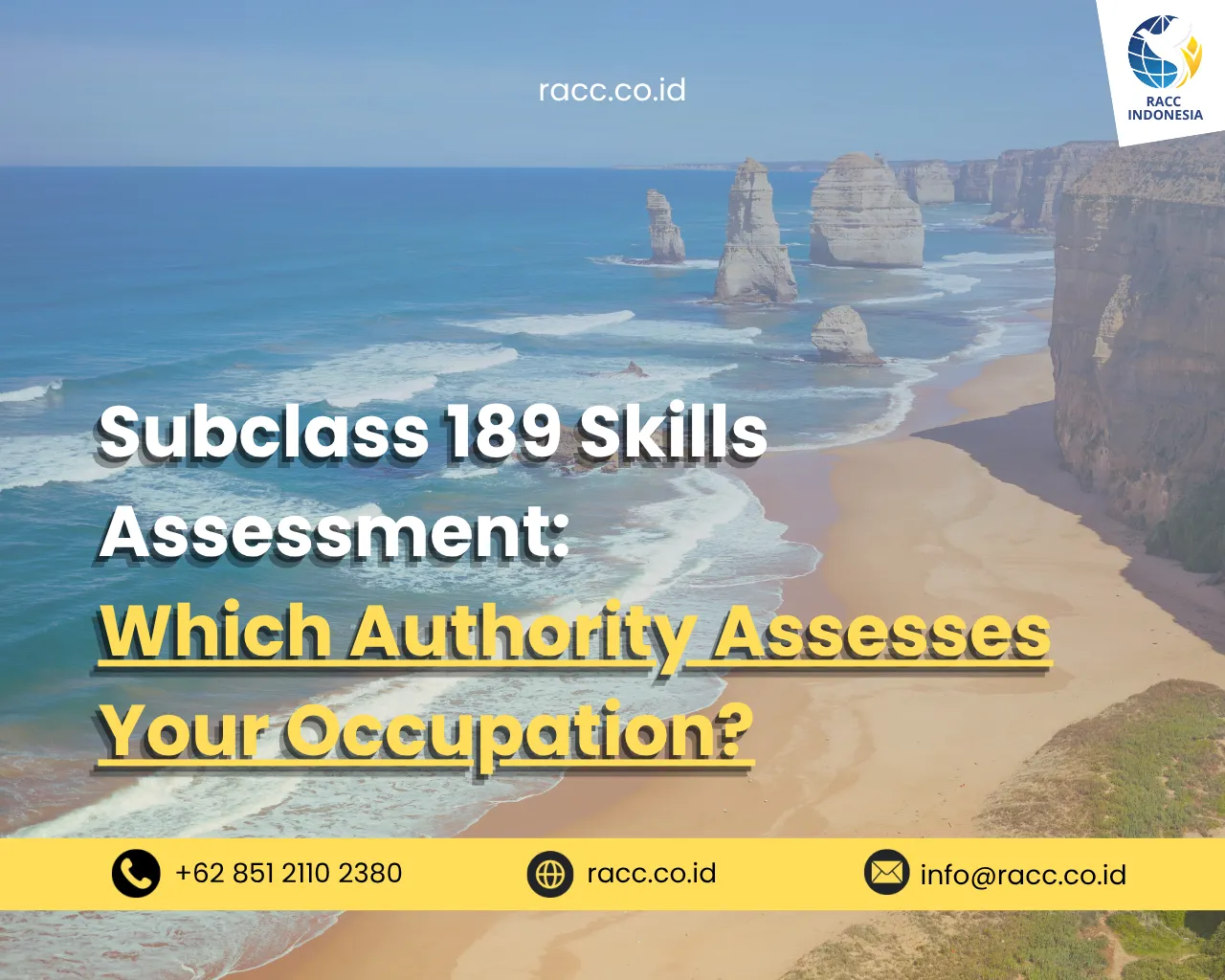 Subclass 189 Skills Assessment Which Authority Assesses Your Occupation