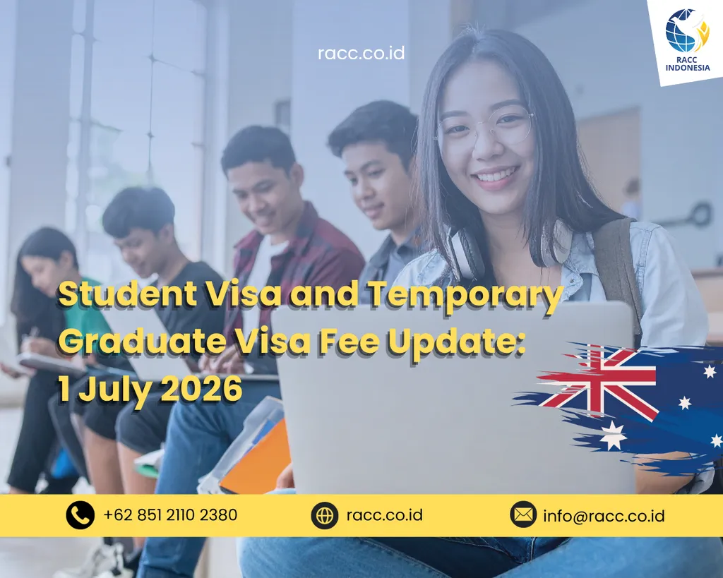 Student Visa and Temporary Graduate Visa Fee Update 1 July 2026